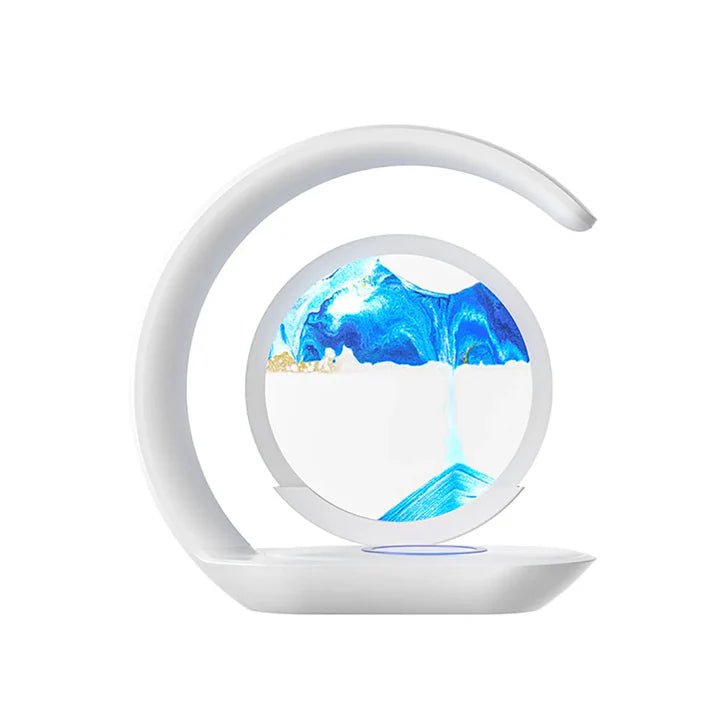 Sandora - Rechargeable Glass Sand Art Table Lamp - Kalinzy