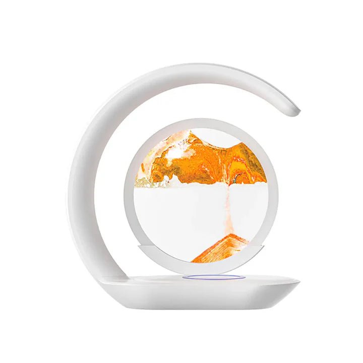 Sandora - Rechargeable Glass Sand Art Table Lamp - Kalinzy