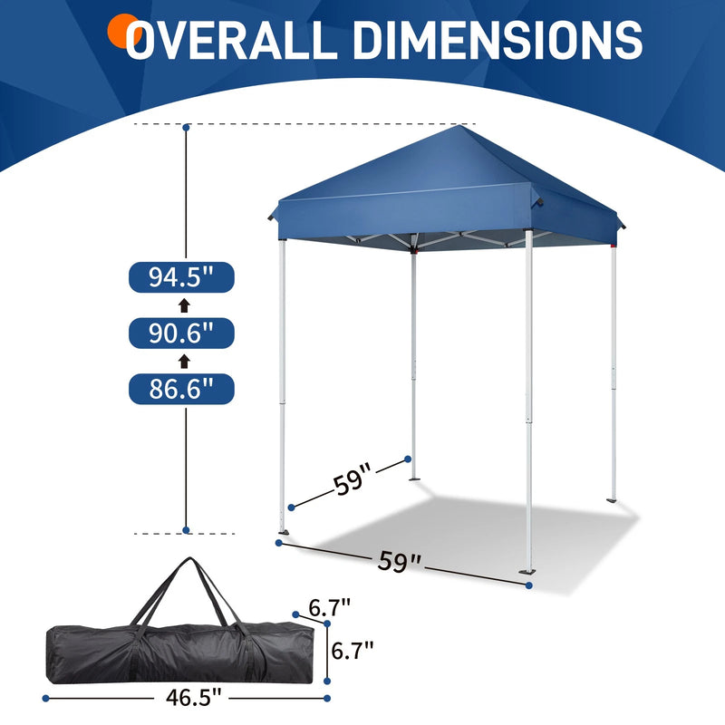 SkyShade - Portable Gazebo Pop Up Canopy Tent - Kalinzy