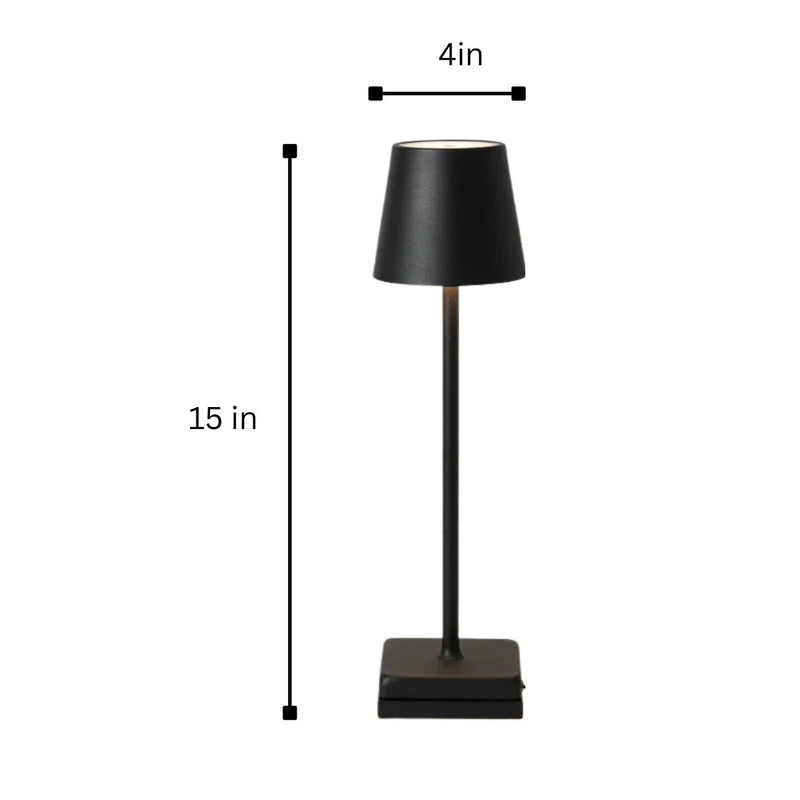 SleekGlow - Minimal Rechargeable Touch Table Lamp - Kalinzy