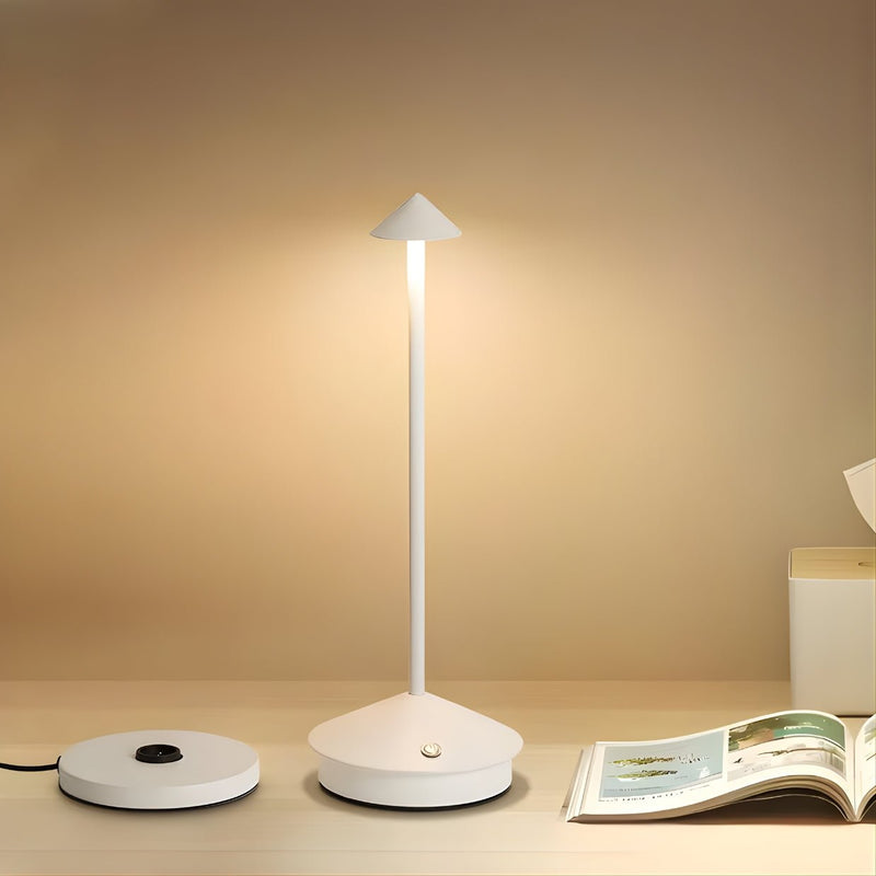 SleekGlow - Minimal Rechargeable Touch Table Lamp - Kalinzy