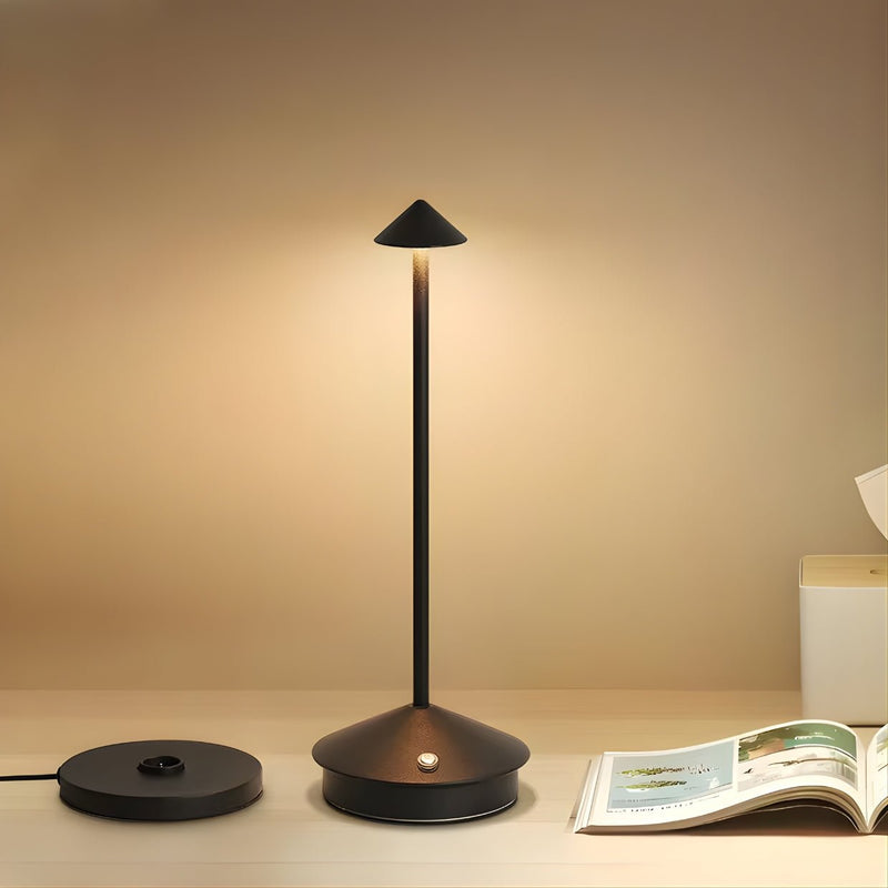 SleekGlow - Minimal Rechargeable Touch Table Lamp - Kalinzy