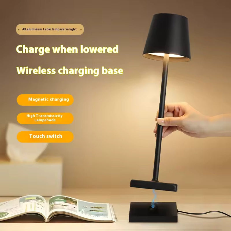 SleekGlow - Minimal Rechargeable Touch Table Lamp - Kalinzy