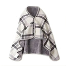 SoftPlaid – Winter Wrap Around Blanket for Ladies - Kalinzy