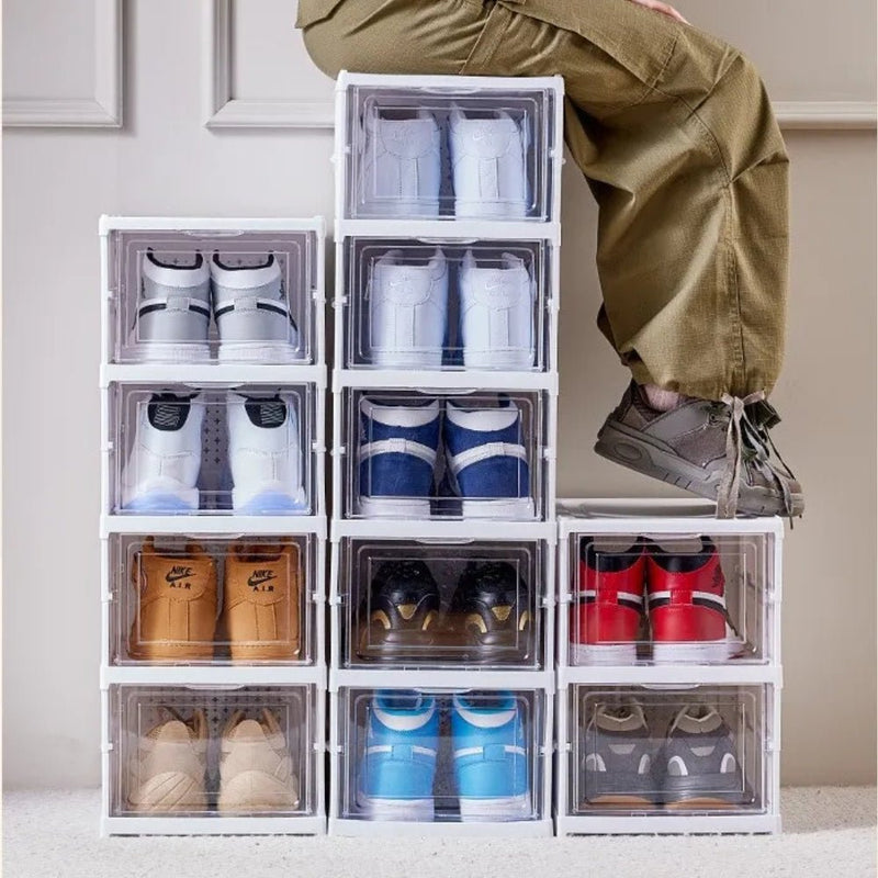 StackFold – Modular Folding Shoe Rack Organizer - Kalinzy
