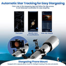 StarGlide – Smart Beginner 210x Zoom Professional Telescope - Kalinzy