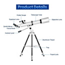 StarGlide – Smart Beginner 210x Zoom Professional Telescope - Kalinzy