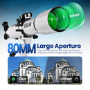 StarGlide – Smart Beginner 210x Zoom Professional Telescope - Kalinzy