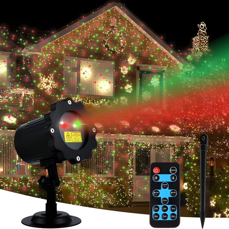 StarShower - Christmas Laser Lights Outdoor Projector - Kalinzy