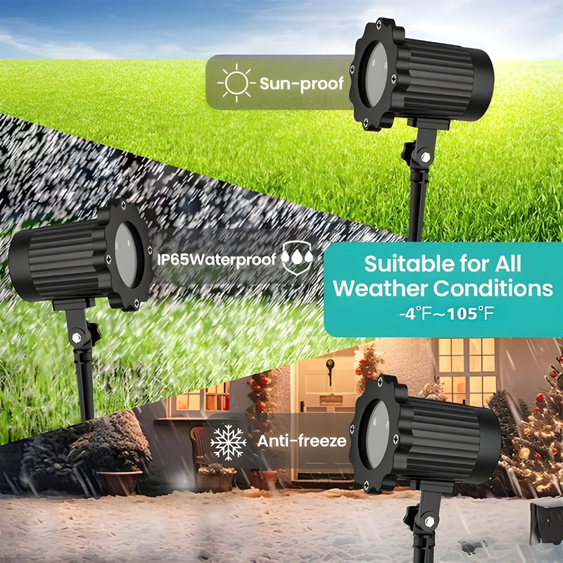 StarShower - Christmas Laser Lights Outdoor Projector - Kalinzy