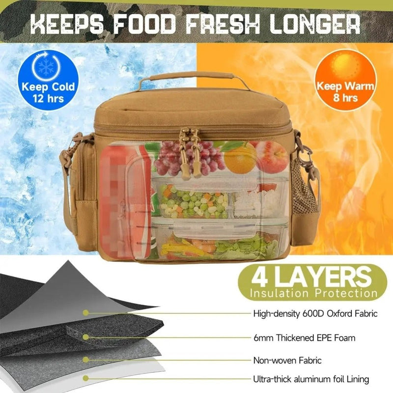 TactiCool Pro – Heavy - Duty Thermal Lunch Bag - Kalinzy
