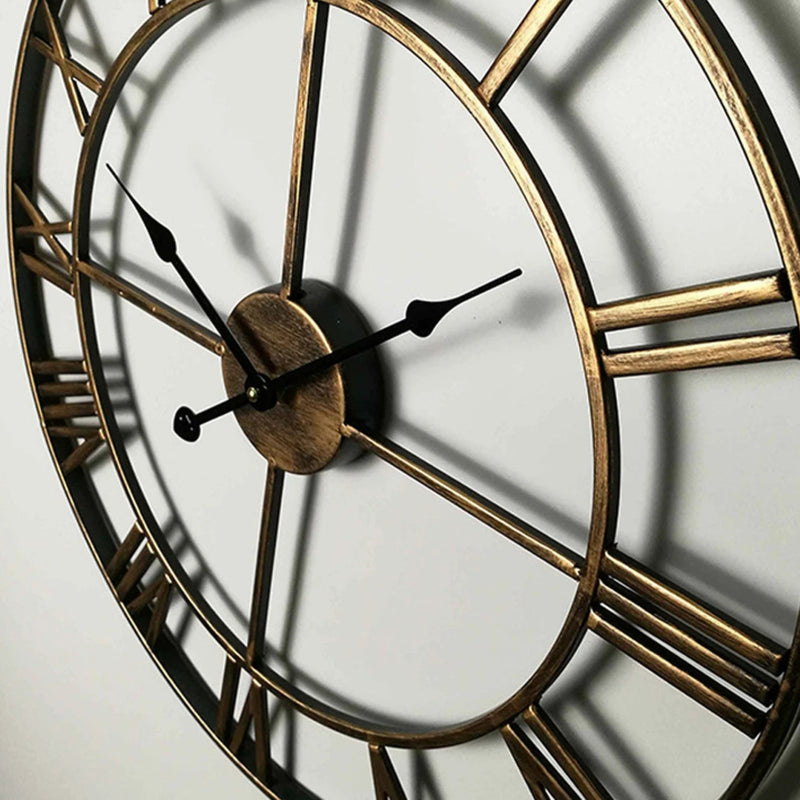 TimelessWall – Wall Hanging Clock with Roman Numerals - Kalinzy