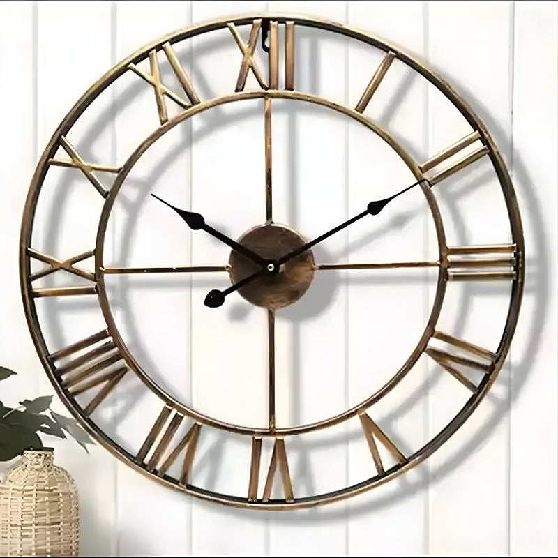 TimelessWall – Wall Hanging Clock with Roman Numerals - Kalinzy
