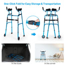 UprightEase – Foldable Standing Walker with Armrest - Kalinzy