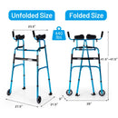 UprightEase – Foldable Standing Walker with Armrest - Kalinzy