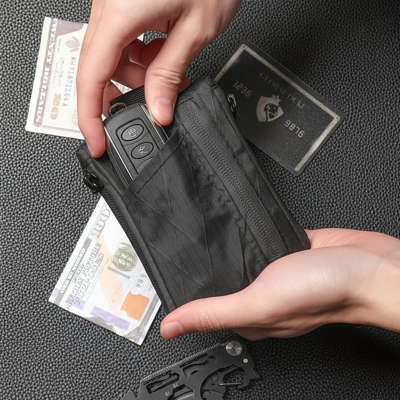 UrbanVault – Everyday Carry Wallet With Zipper Pocket - Kalinzy