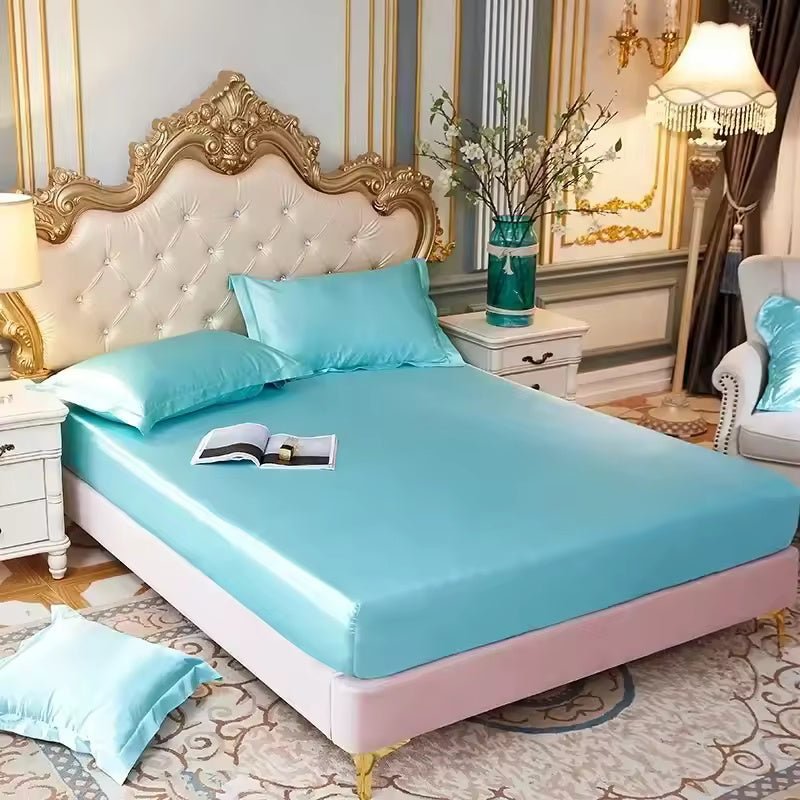 VelviCool – Satin Cooling Fitted Sheet - Kalinzy