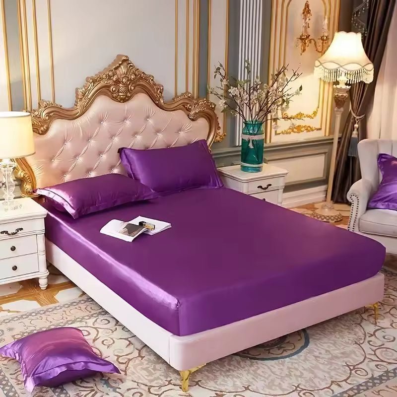 VelviCool – Satin Cooling Fitted Sheet - Kalinzy