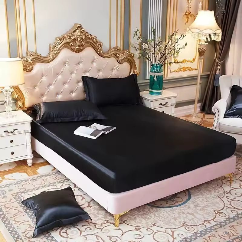 VelviCool – Satin Cooling Fitted Sheet - Kalinzy