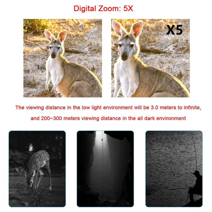 VividTrack – Night Vision Binoculars with Camera - Kalinzy