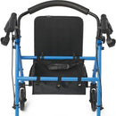 Walkerly - Folding Walker with Seat & Wheels - Kalinzy