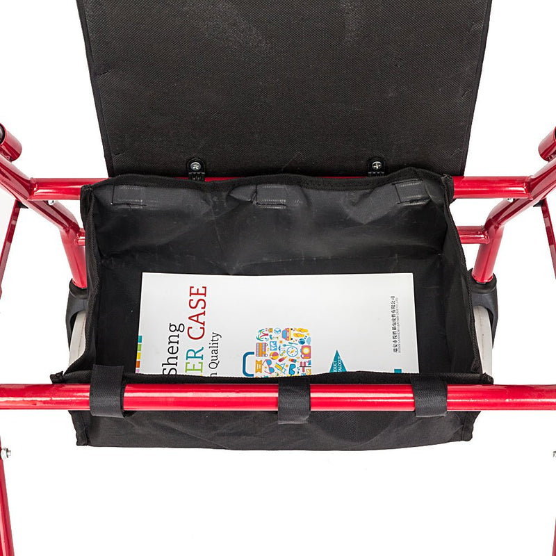 Walkerly - Folding Walker with Seat & Wheels - Kalinzy