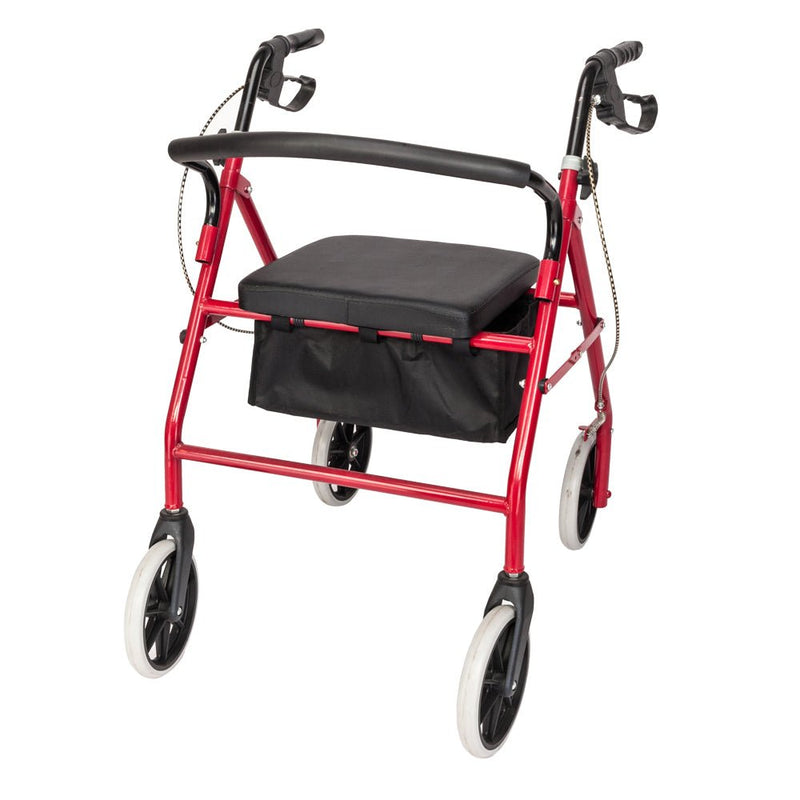 Walkerly - Folding Walker with Seat & Wheels - Kalinzy