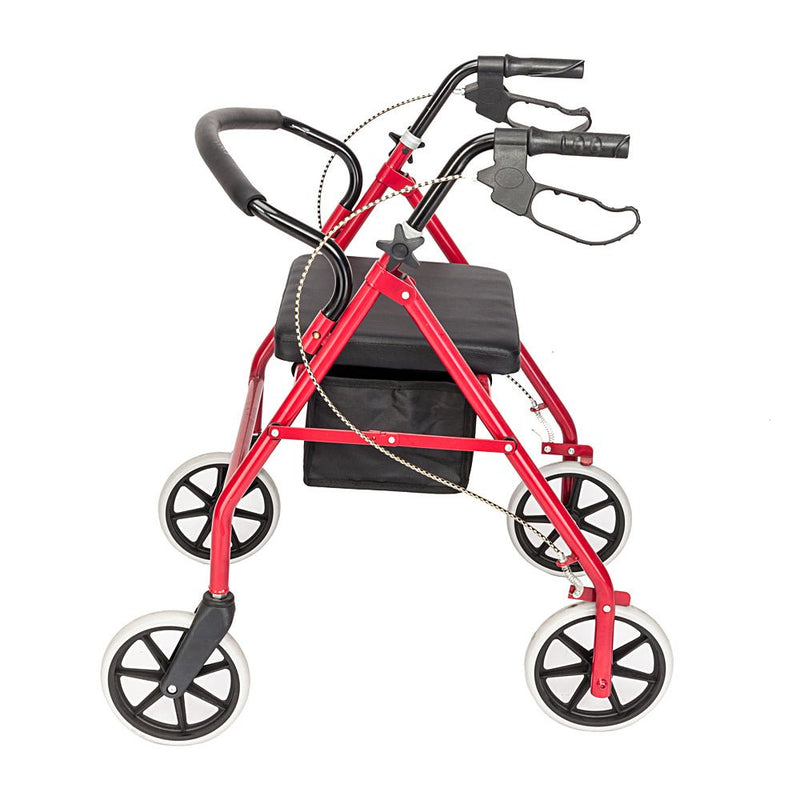 Walkerly - Folding Walker with Seat & Wheels - Kalinzy