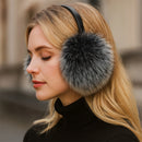 WinterHalo - Women's Real Fur Earmuffs for Winter - Kalinzy