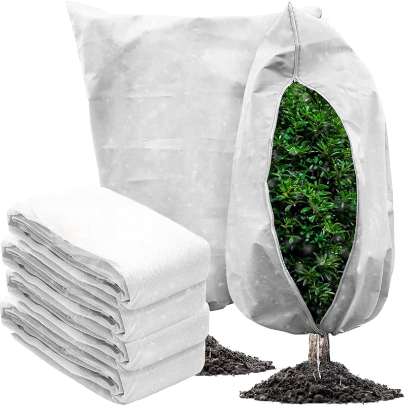 Non-Woven Winter Plant Protection Cover With Zipper