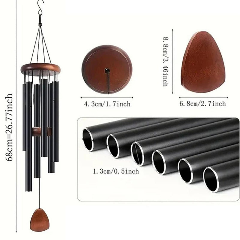 ZenAura – Outdoor Soothing Wind Chimes - Kalinzy
