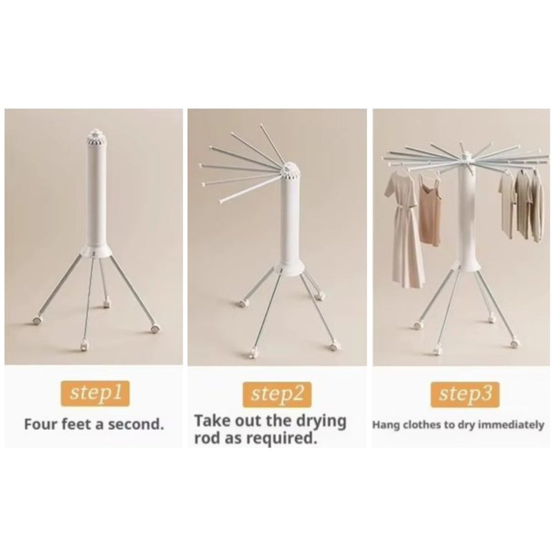 AeroFold Foldable Clothes Drying Rack - Kalinzy