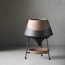 ClayGlow Dipped clay teardrop pot saucer stand - Kalinzy