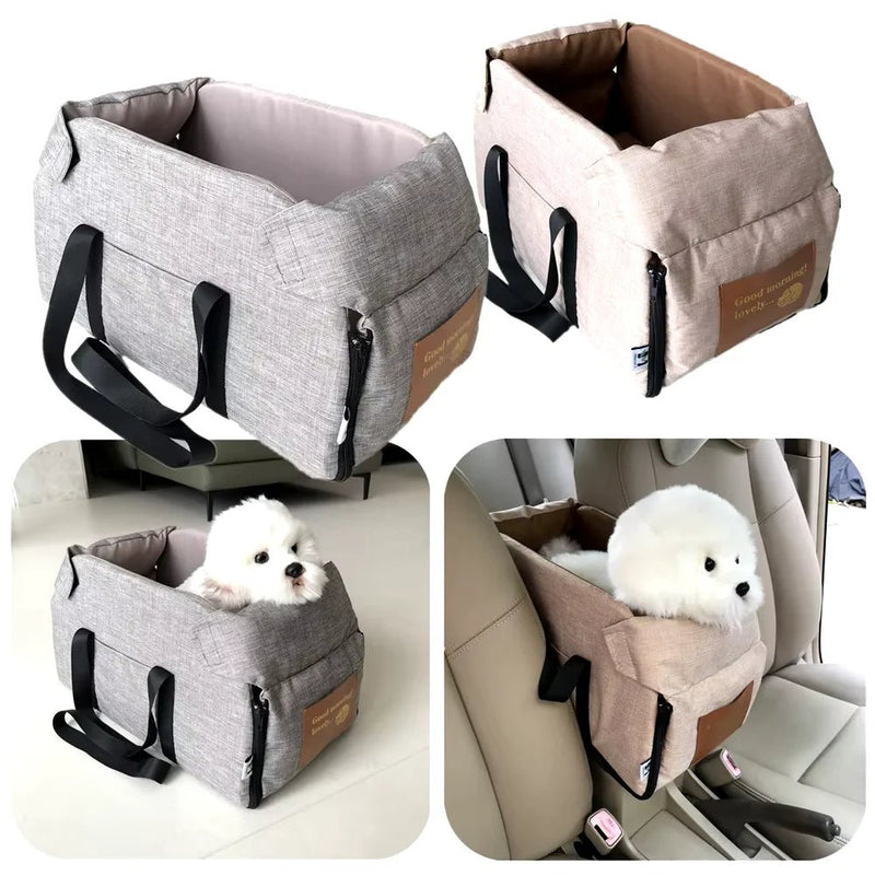 ComfyPaws Pet Car Seat for Small Dog and Cat - Kalinzy