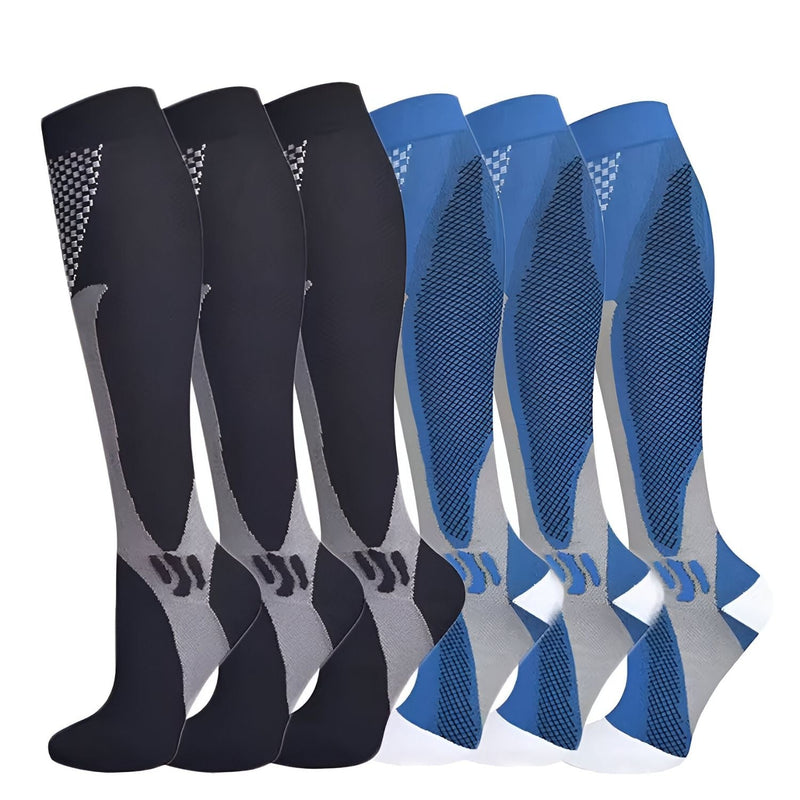 FlexFit 6 Pairs Compression Socks - Kalinzy