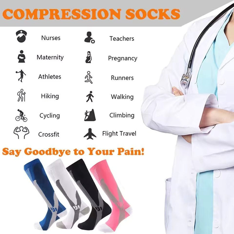 FlexFit 6 Pairs Compression Socks - Kalinzy