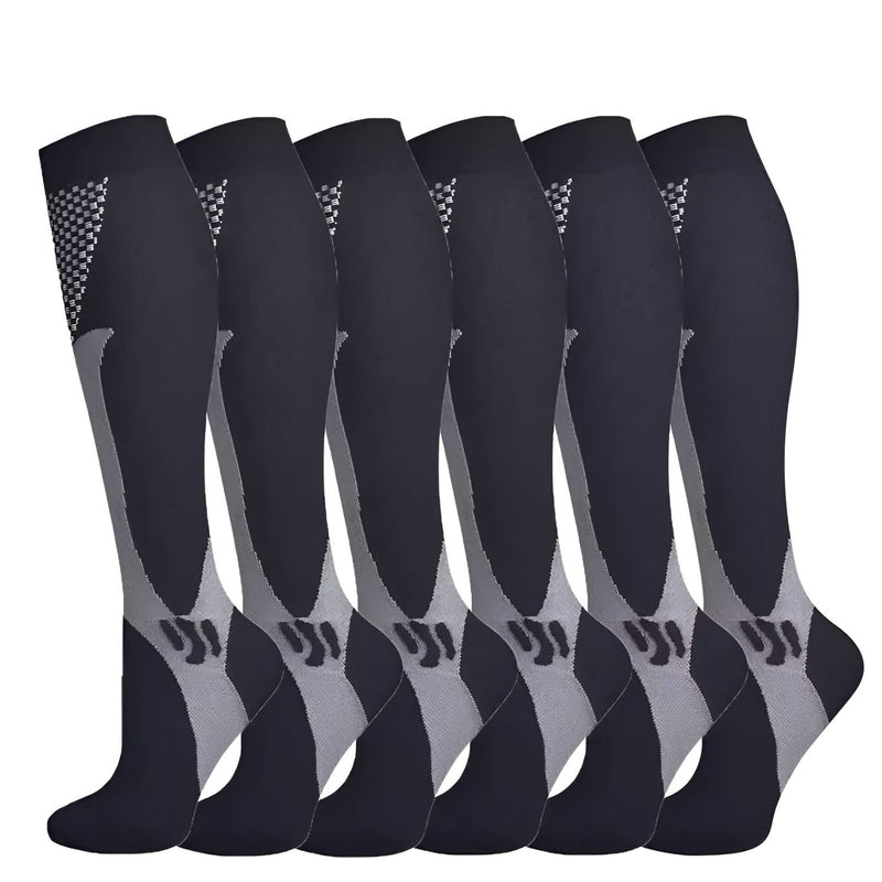 FlexFit 6 Pairs Compression Socks - Kalinzy