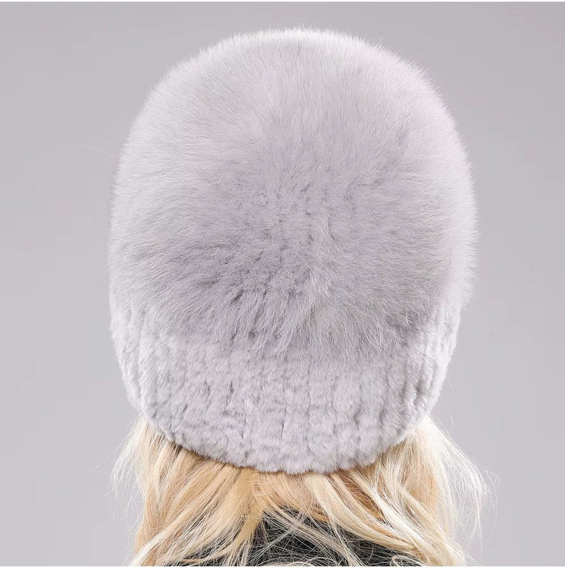 FrostAura Fox Fur Hat - Kalinzy