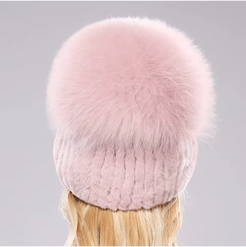 FrostAura Fox Fur Hat - Kalinzy