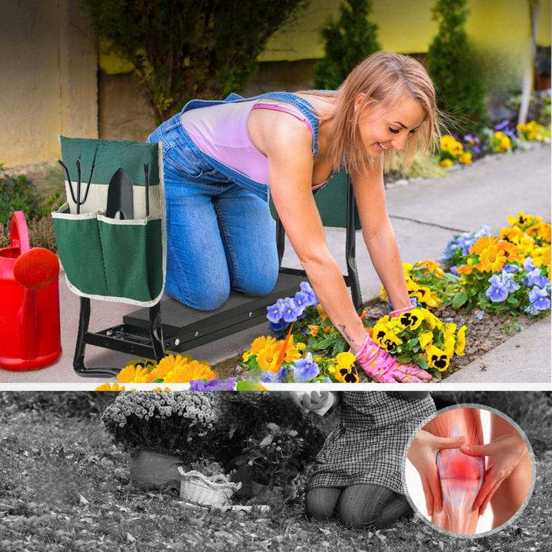 GardenEase Foldable Kneeler & Stool - Kalinzy