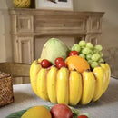 Golden Arc Banana Ceramic Fruit Bowl - Kalinzy