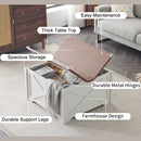 HearthNest – Lift - Top Coffee Table with Hidden Storage - Kalinzy