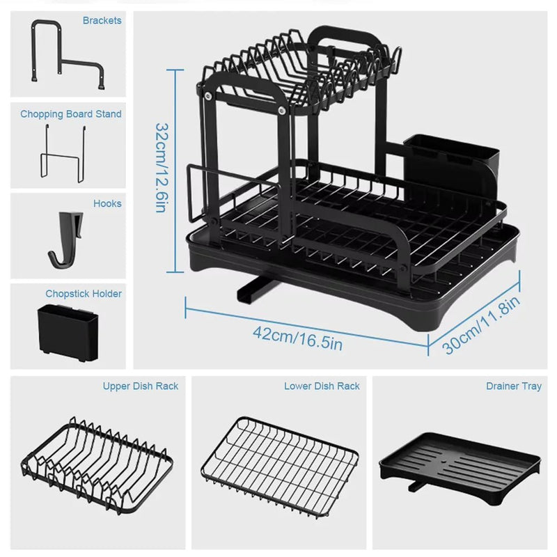 KitchenNest Dish Drying Rack - Kalinzy