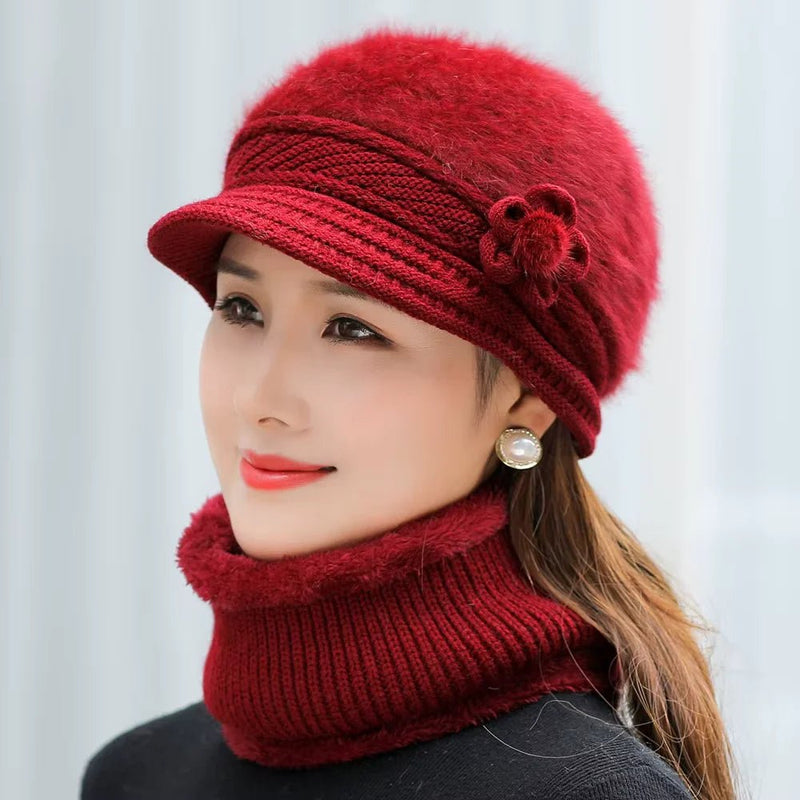 KnittedHat Duo Hat & Scarf Warm Set - Kalinzy