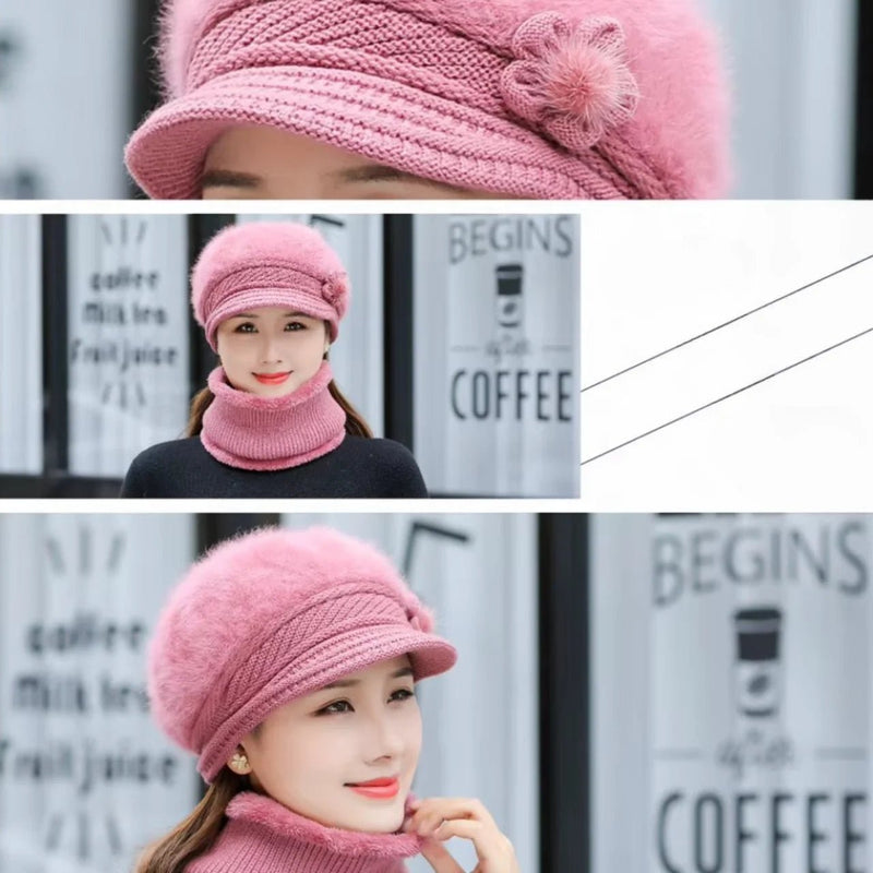 KnittedHat Duo Hat & Scarf Warm Set - Kalinzy