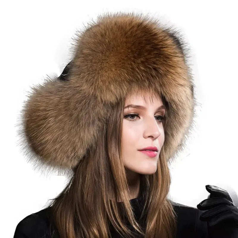 LuxeFox Fur Ushanka Hat - Kalinzy