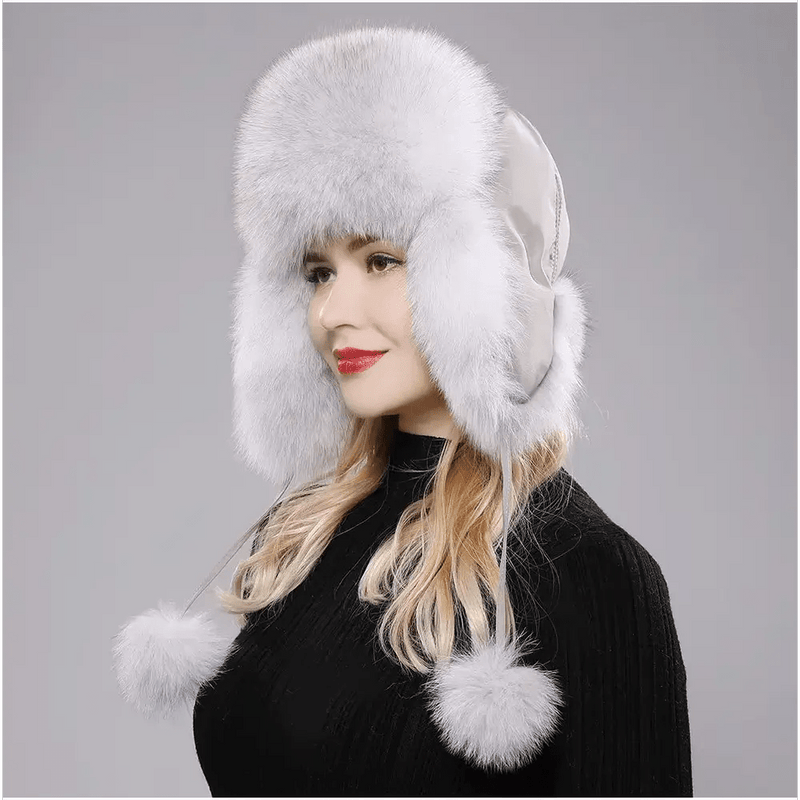 LuxeFox Fur Ushanka Hat - Kalinzy