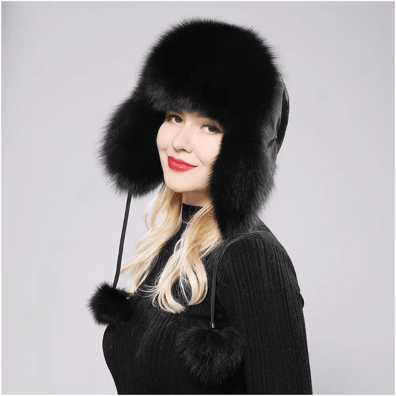 LuxeFox Fur Ushanka Hat - Kalinzy