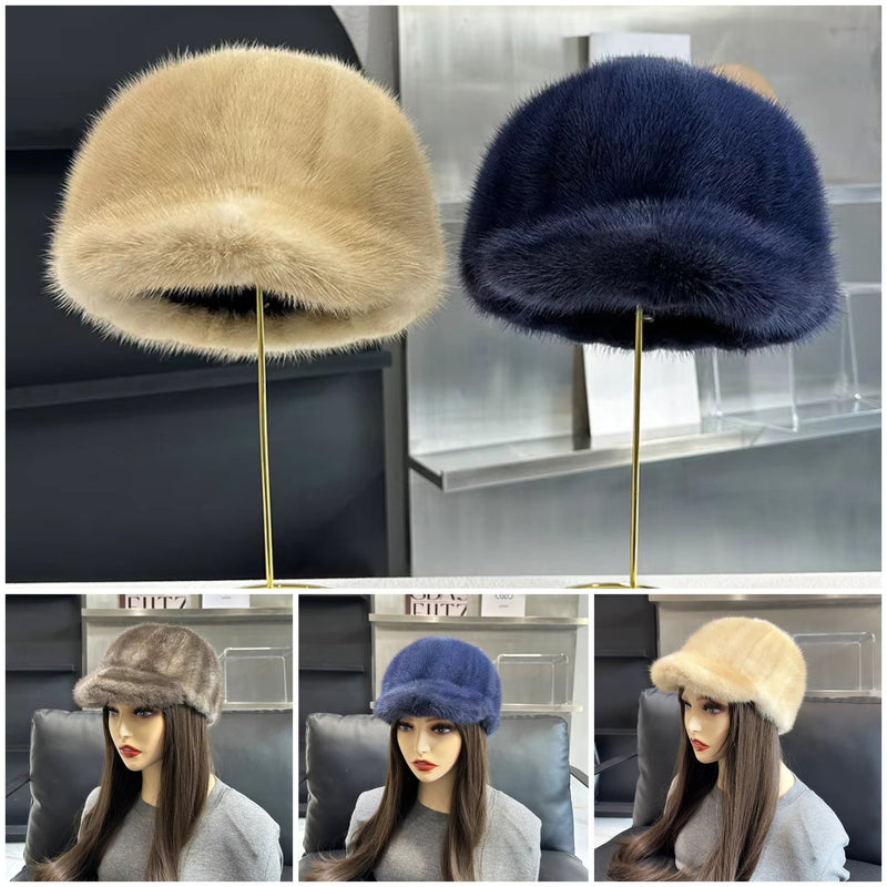 MinkGlam Winter Fur Hat - Kalinzy