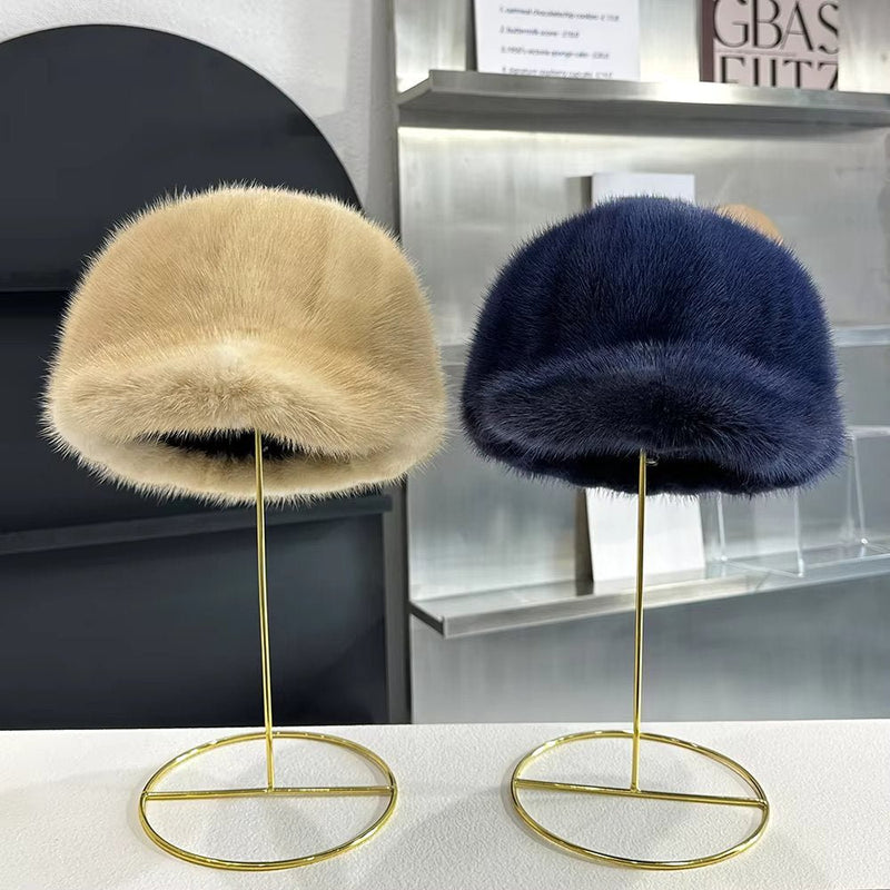 MinkGlam Winter Fur Hat - Kalinzy